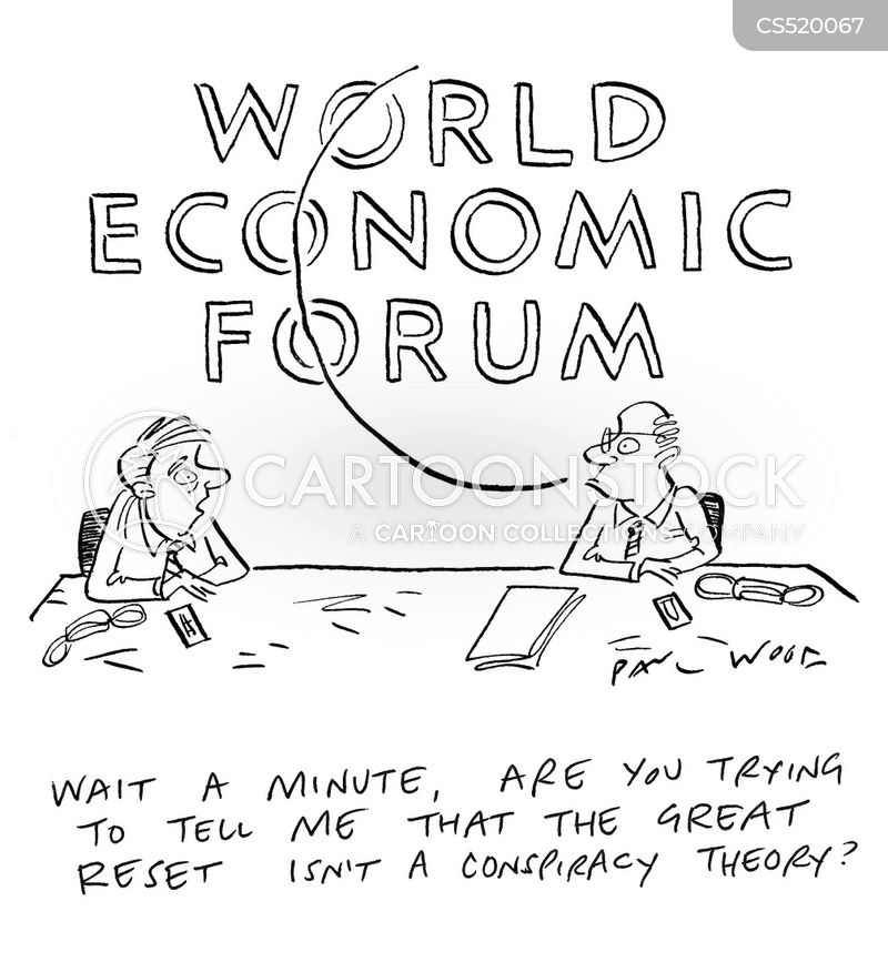 "Wait a minute, are you trying to tell me that the Great Reset isn't a conspiracy theory?"